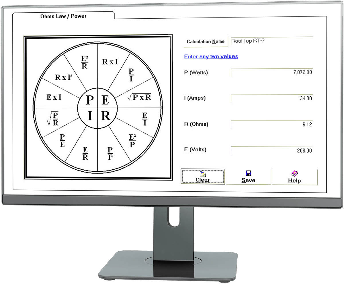 IntelliBid Electrical Estimating Software - Electrical Formulas Add-On