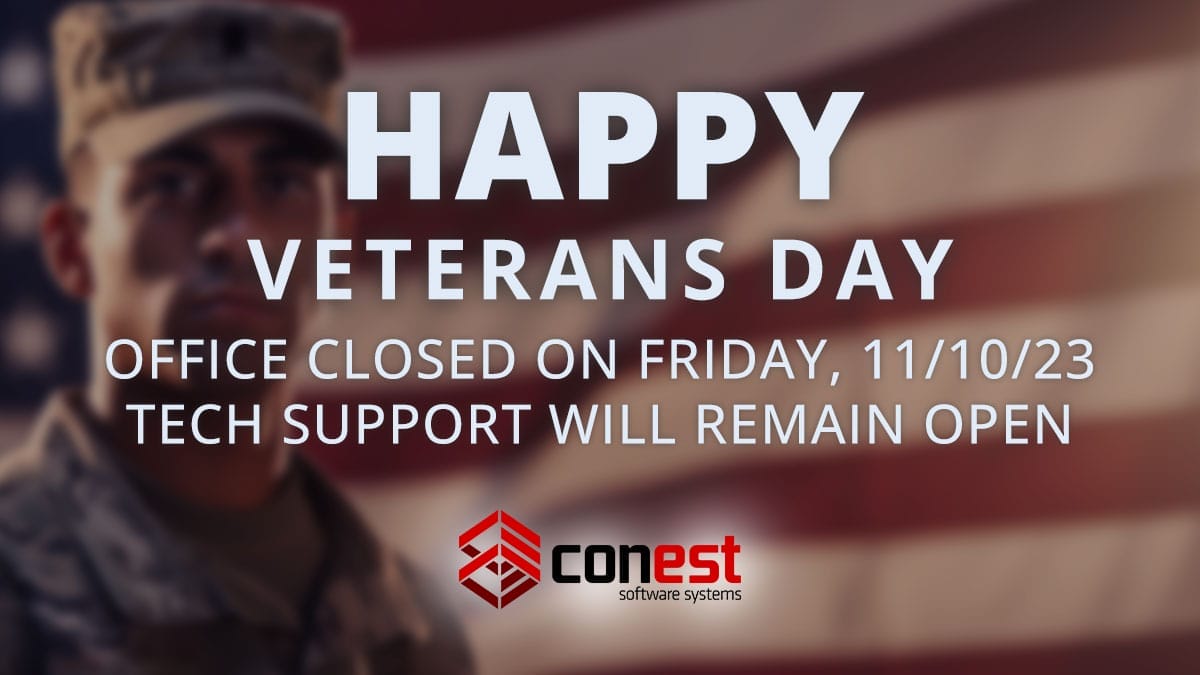 Happy Veterans Day Office Closed On Nov 10 2023 Conest Software happy-veterans-day-office-closed-on-nov-10-2023-conest-software