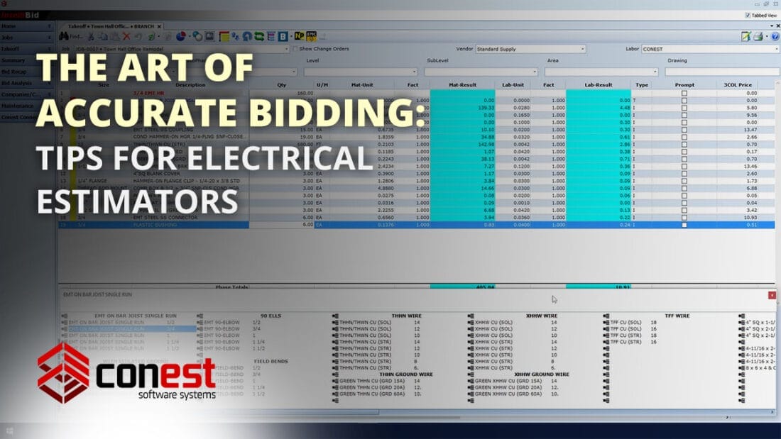 Art of Accurate Bidding - Tips for Electrical Estimators